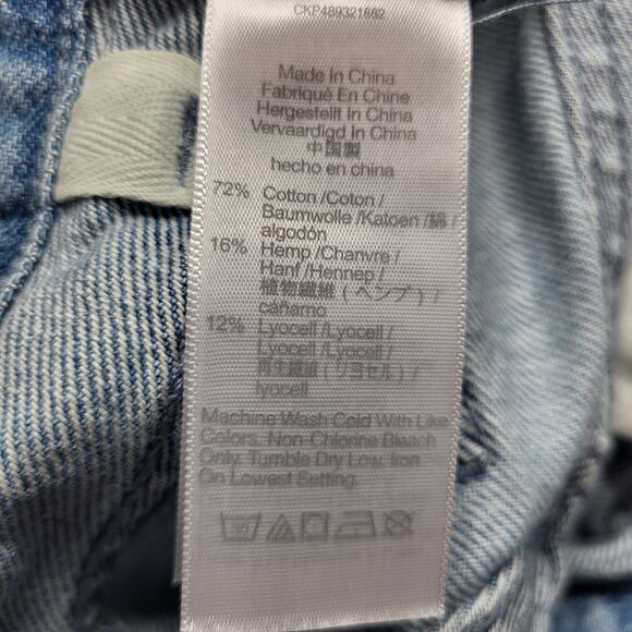 Madewell Superwide Wide Leg Jeans Light Lintz Wash Baggy Relaxed High Rise 28 - Picture 12 of 12